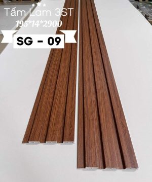 Tấm Ốp Lam 3 Sóng SGS Màng film cao cấp 3ST – SG09