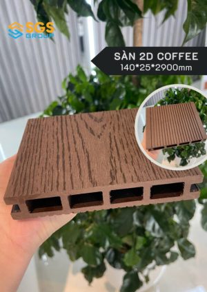 Sàn Nhựa Ngoài Trời Cao Cấp Light Coffee