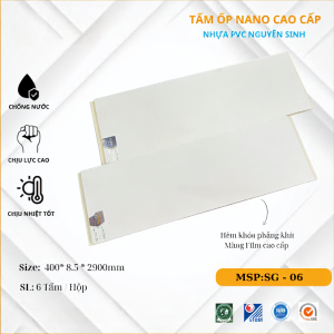 Tấm ốp tường PVC SGS, Màng Film Nano Cao Cấp SG06