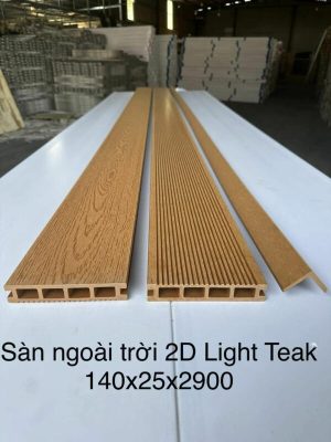 Sàn Nhựa Ngoài Trời Cao Cấp Light Teak