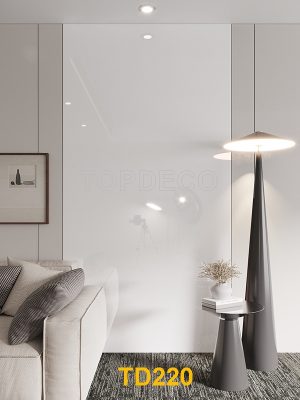 TD220 - Tấm ốp than tre đơn sắc bóng