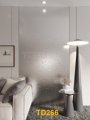 TD266 - Tấm ốp than tre vân sóng nước