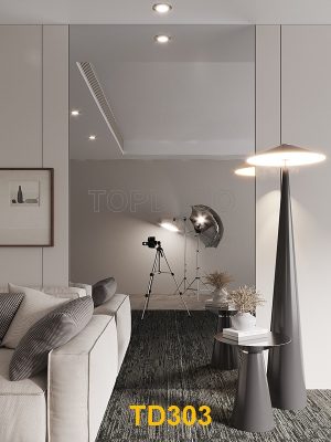 TD303 - Tấm ốp than tre gương bóng