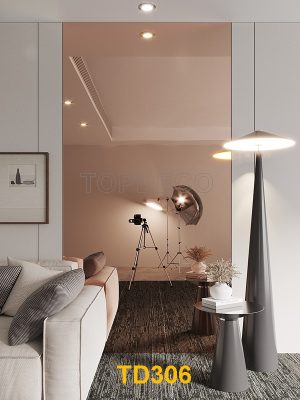 TD306 - Tấm ốp than tre gương bóng