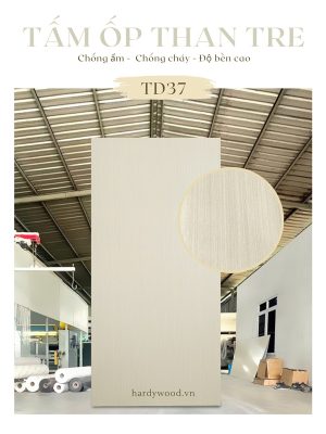 Tấm ốp than tre vân gỗ