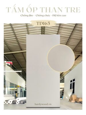 Tấm ốp than tre màu đơn sắc mã màu ghi