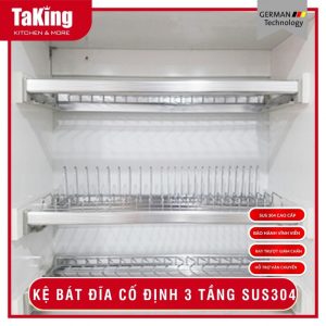 KỆ BÁT ĐĨA CỐ ĐỊNH VIP 3 TẦNG CDB800TK TAKING