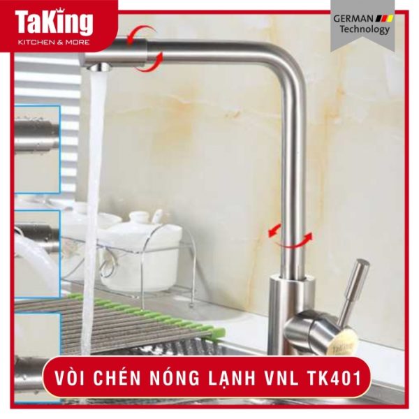 VÒI CHÉN NÓNG LẠNH VNL TK401 TAKING