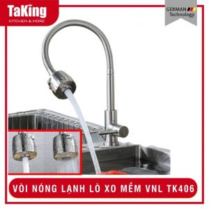 VÒI NÓNG LẠNH LÒ XO MỀM VNL TK406 TAKING