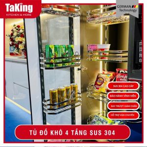 TỦ ĐỒ KHÔ 4 TẦNG TK4H-450 TAKING