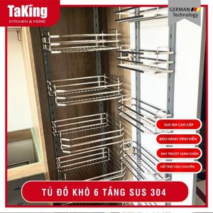 TỦ ĐỒ KHÔ 6 TẦNG TK6H-600 TAKING