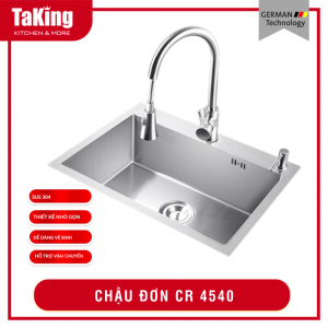 CHẬU RỬA ĐƠN CR 4540 INOX TAKING
