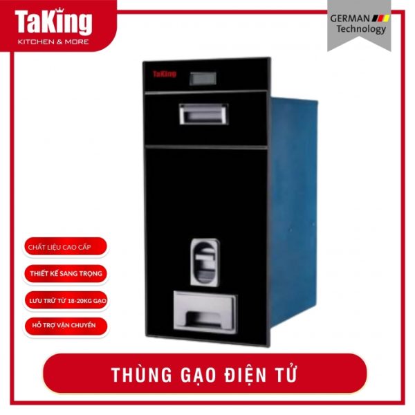 THÙNG ĐỰNG GẠO ĐIỆN TỬ TKRS20 BLACK TAKING