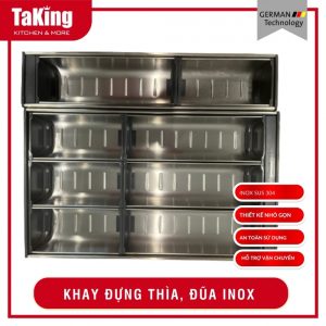 KHAY ĐỰNG THÌA, ĐŨA INOX TAKING