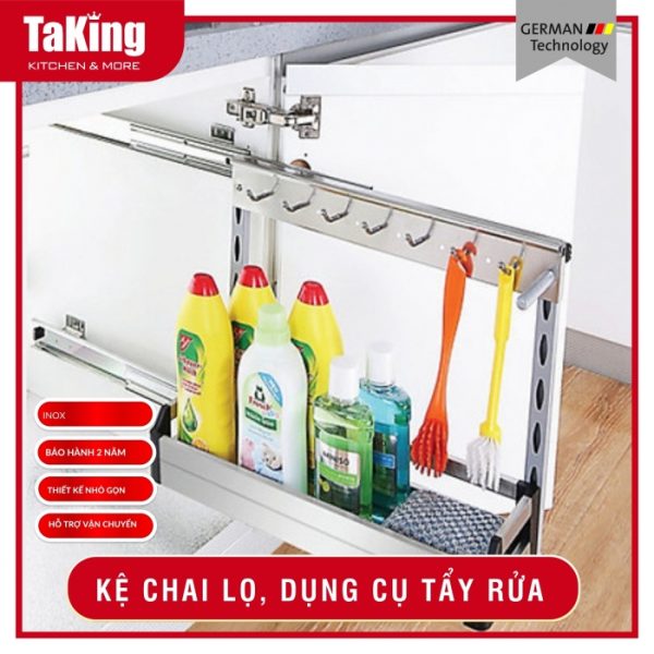 KỆ CHAI LỌ, DỤNG CỤ TẨY RỬA TKCL25 TAKING
