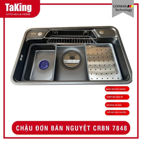CHẬU ĐƠN BÁN NGUYỆT CRBN 7848 NANO TAKING