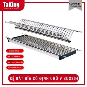 KỆ BÁT ĐĨA CỐ ĐỊNH CHỮ V TCD800 TAKING