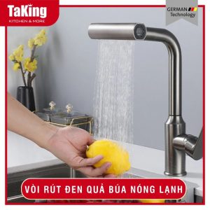 VÒI RÚT ĐEN QUẢ BÚA NÓNG LẠNH VR TK406 TAKING