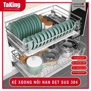 KỆ XOONG NỒI NAN DẸT XN800VIP TAKING